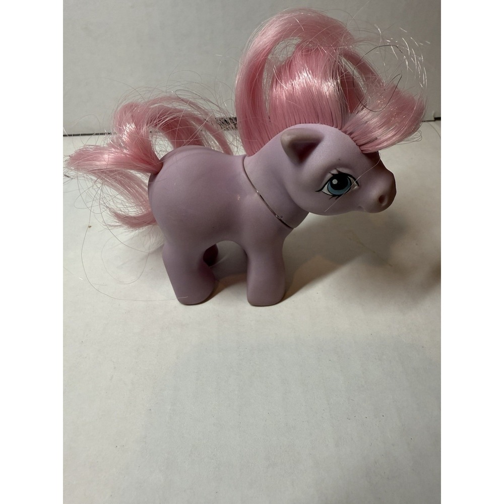 Vintage 1984 My Little Pony Snuzzle G1‎ Hasbro Hong Kong Pink Hair Lavender Pony